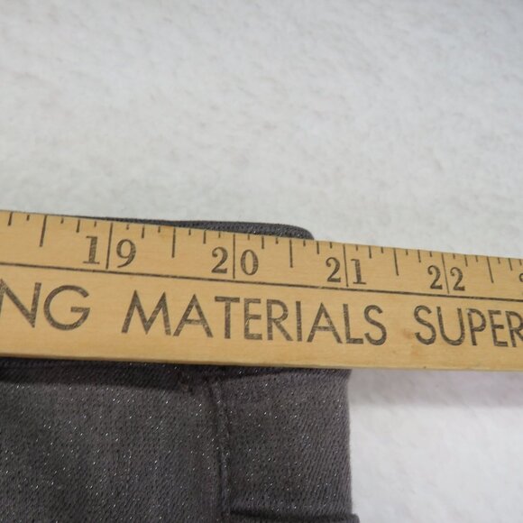 DG2 By Diane Gilman Jeans Womens Size 22W Gray Glitter Denim Stretch - Picture 7 of 10